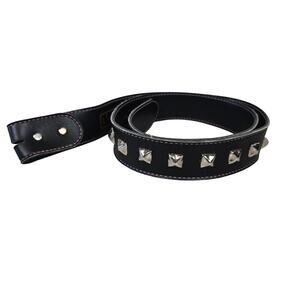 Paul Frank Womens VTG Y2K Black Studded Belt Size Large